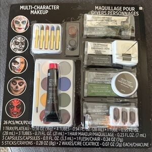 NIB Multi character Halloween Theater play face make up kit